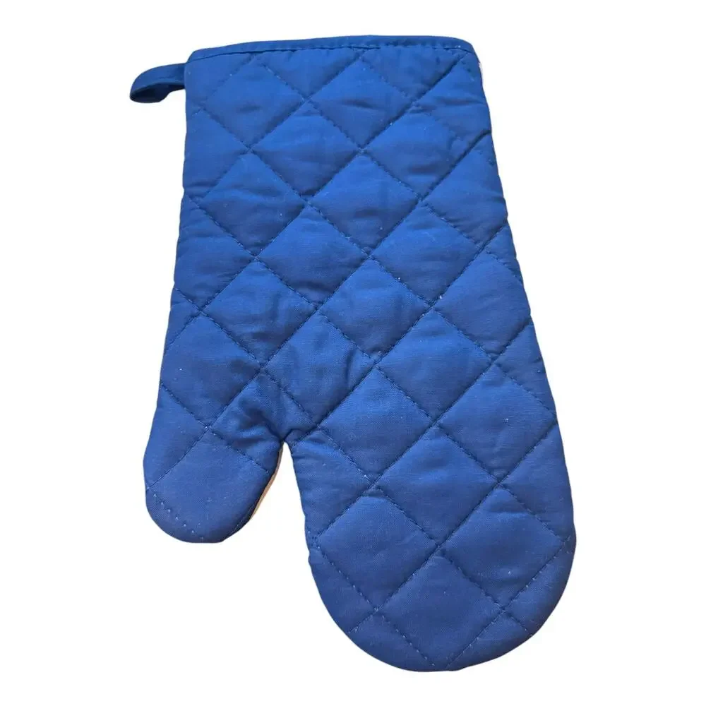 Spider Man Jumping Blue & Gray Cotton Oven Mitt